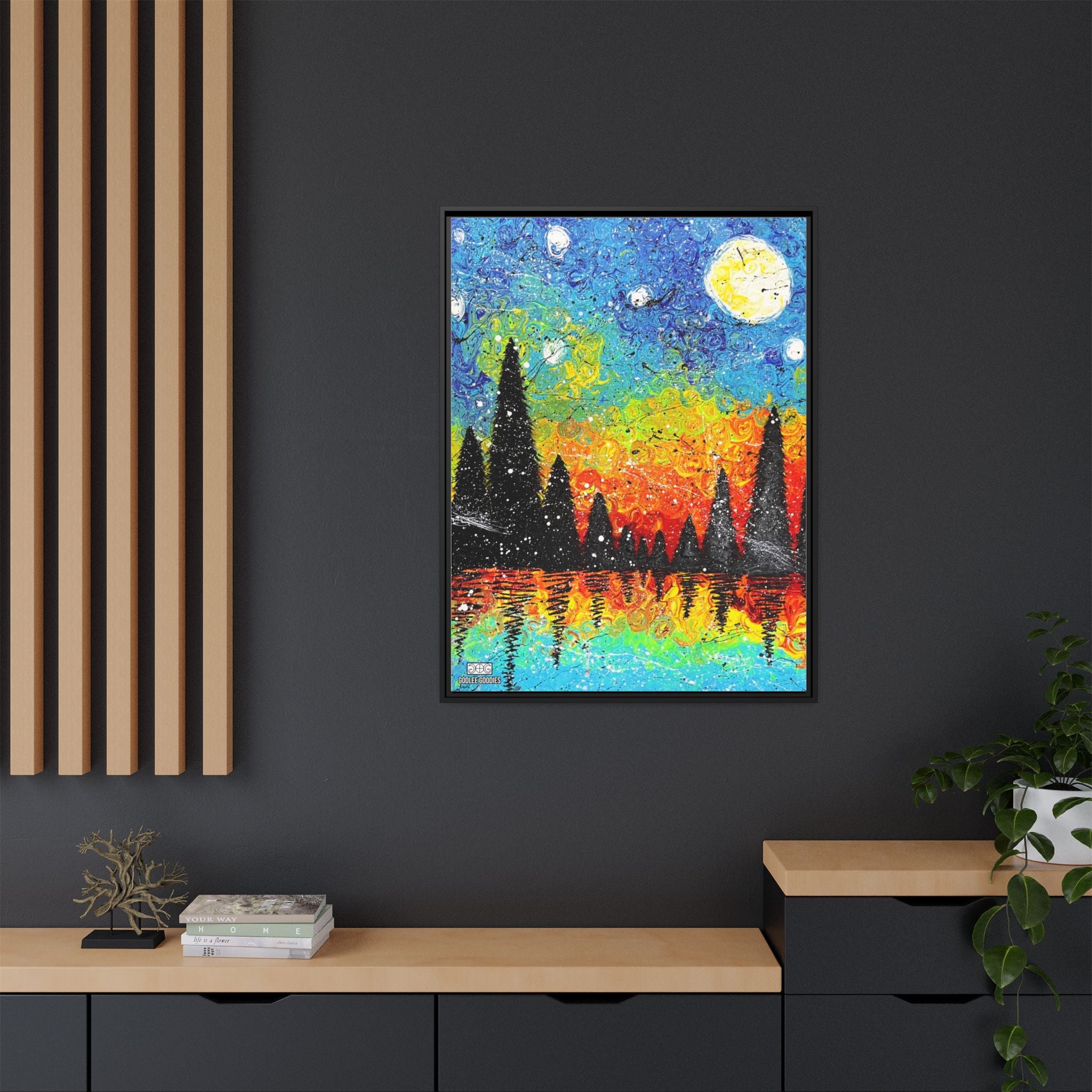 Remember The Rage- Framed Canvas