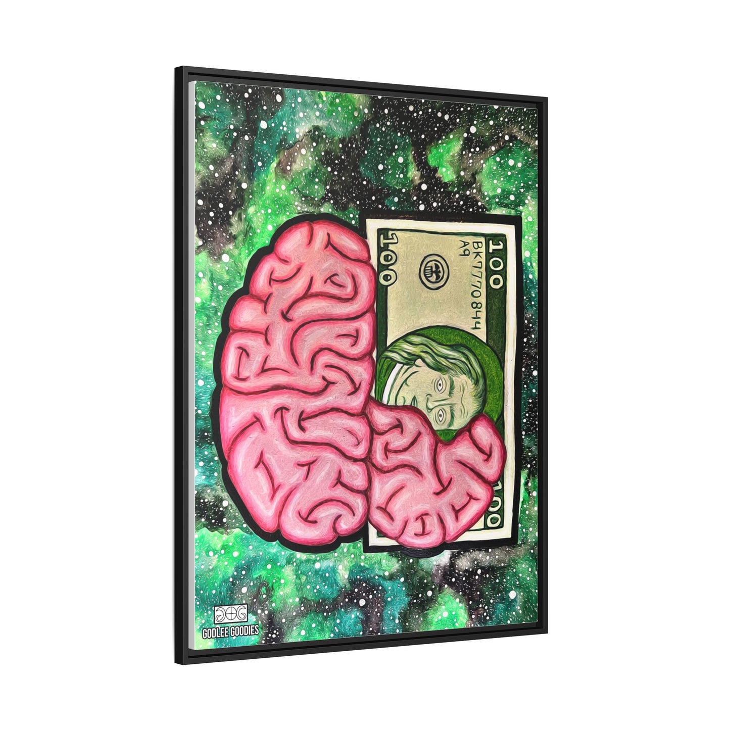 Billionaire Mindset- Framed Canvas