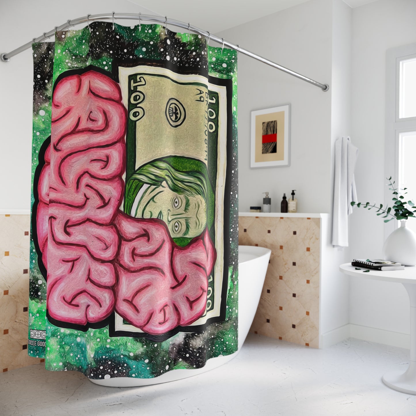 Billionaire Mindset- Shower Curtain