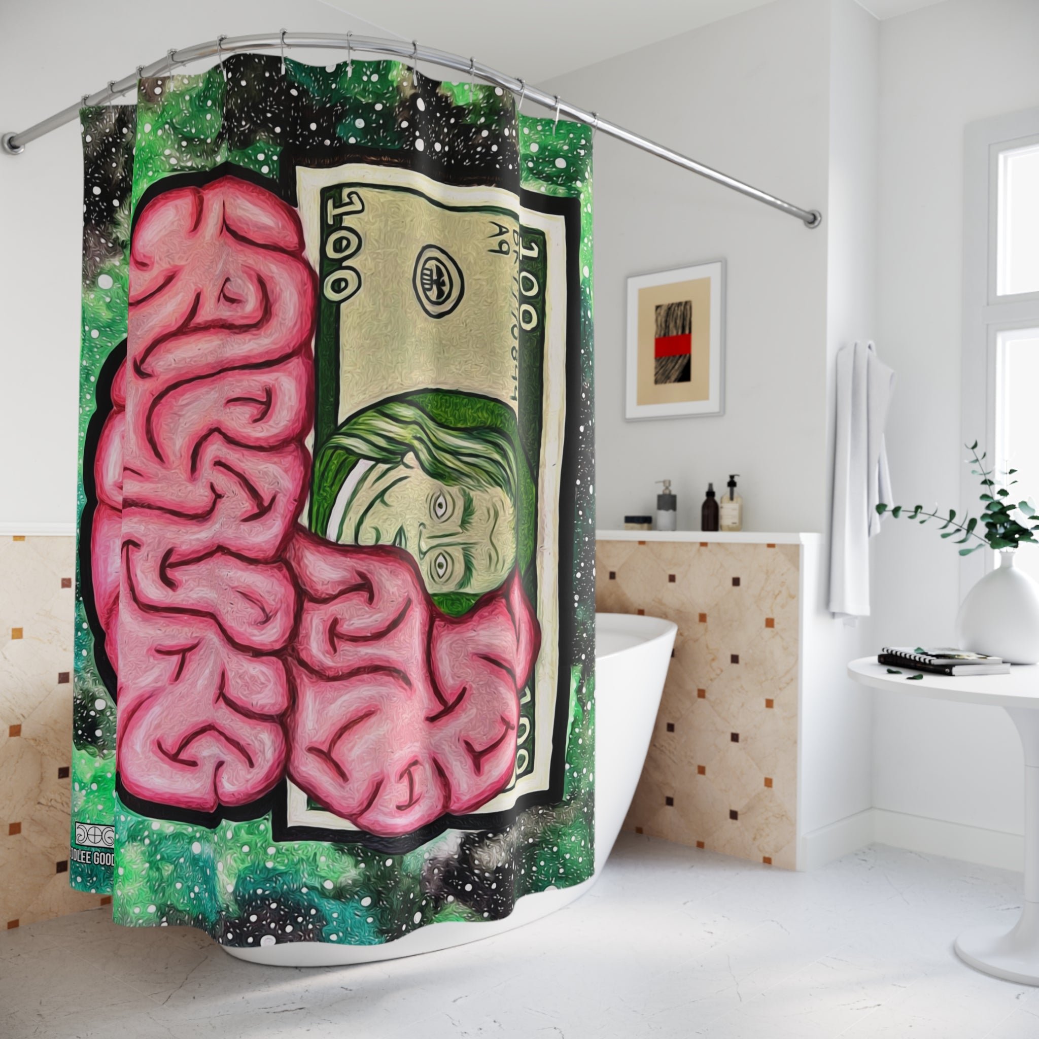 Billionaire Mindset- Shower Curtain