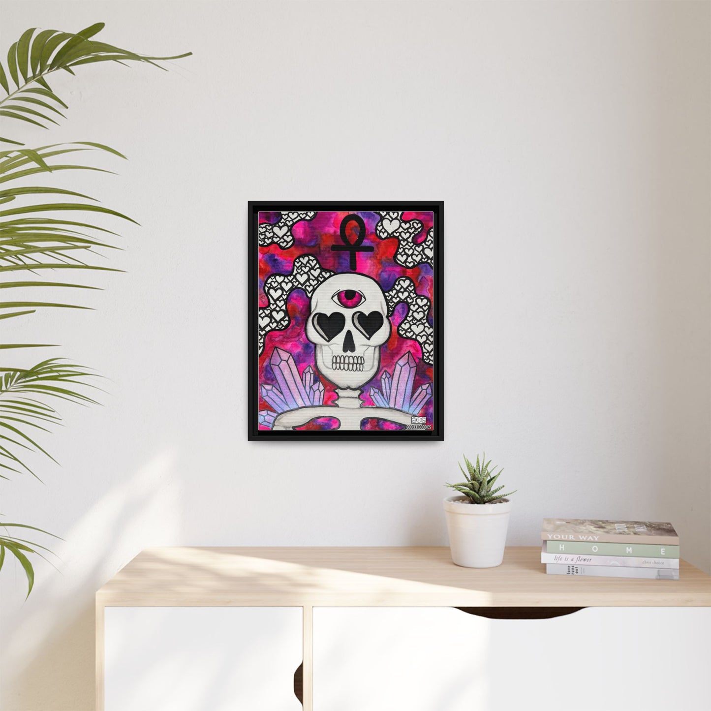 Eyes For You- Framed Canvas