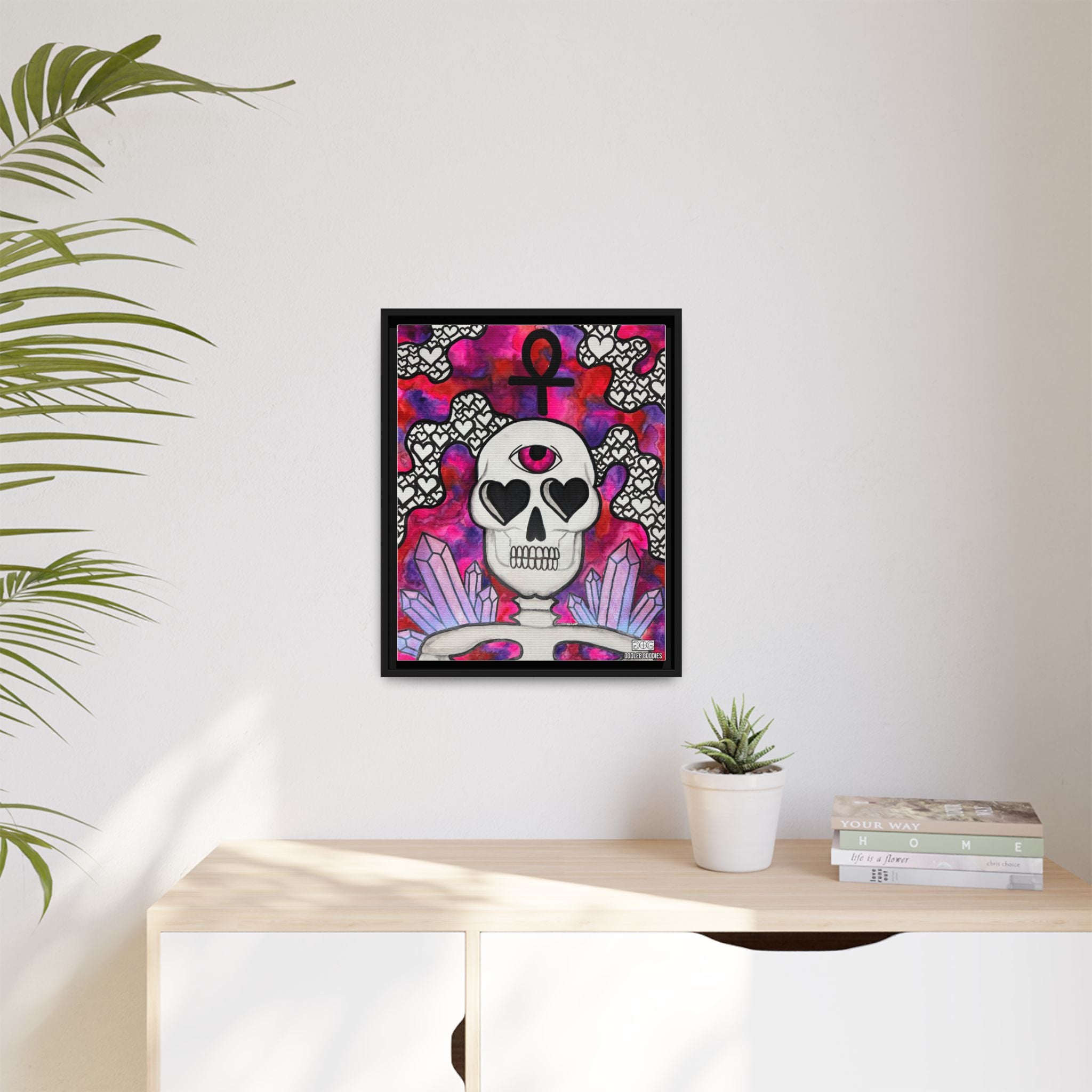 Eyes For You- Framed Canvas