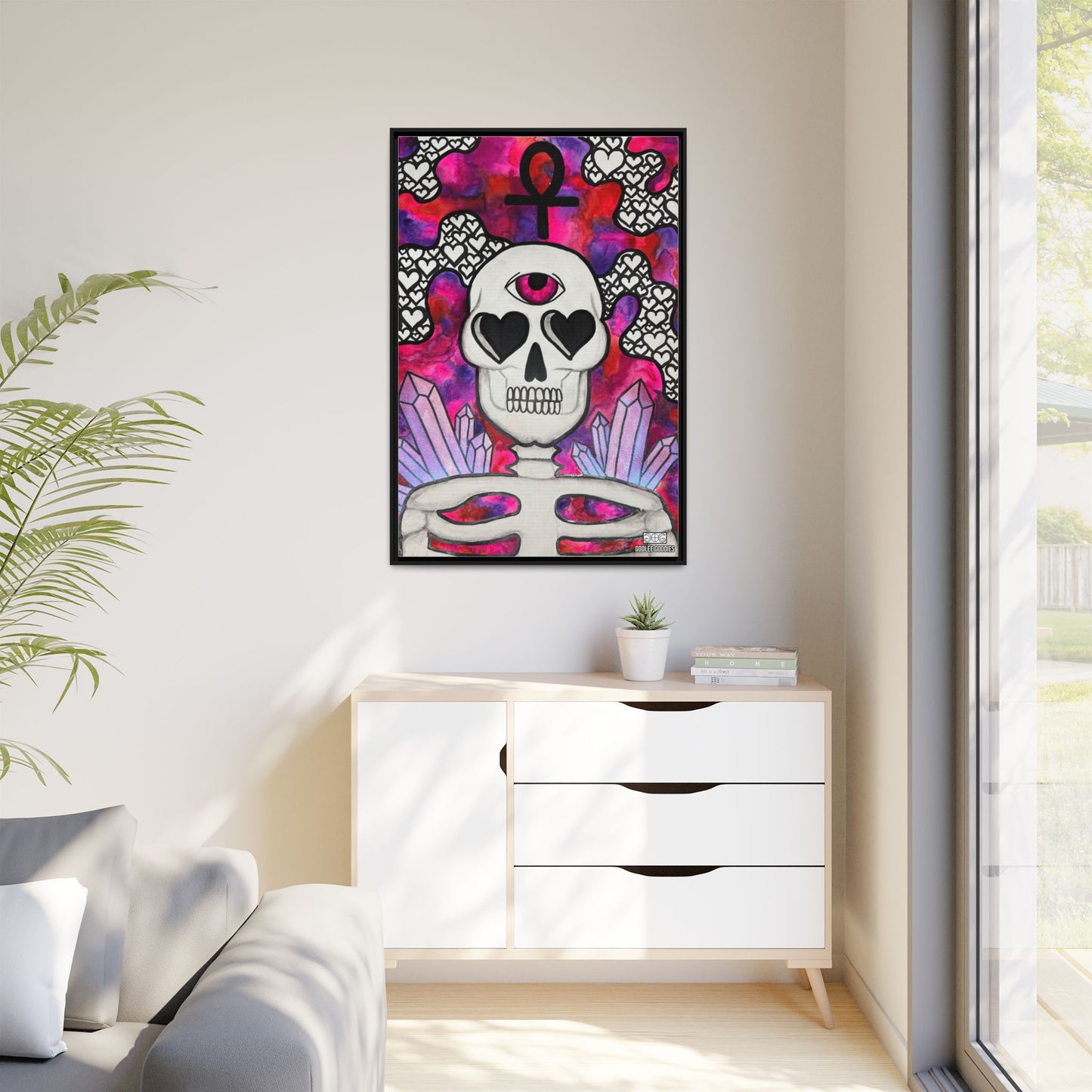 Eyes For You- Framed Canvas