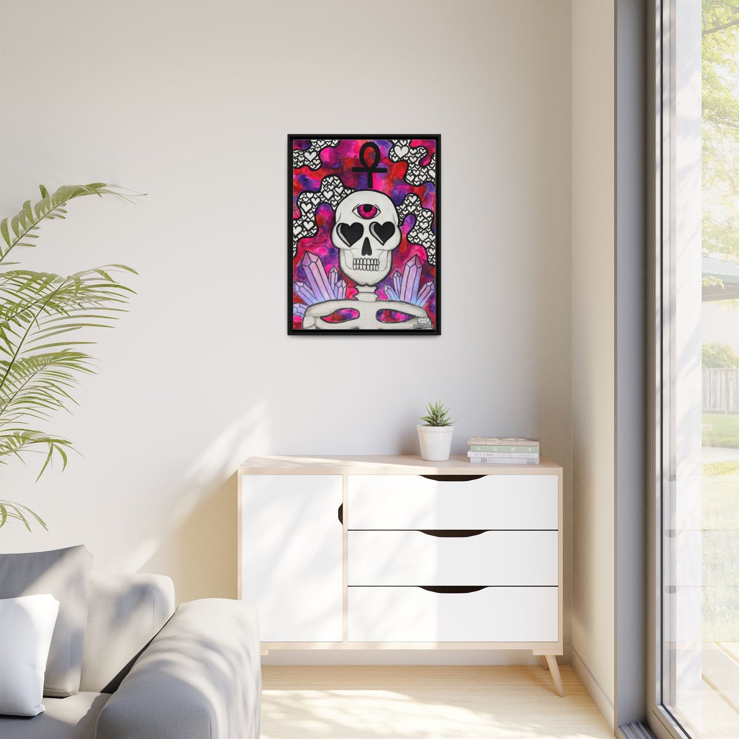 Eyes For You- Framed Canvas