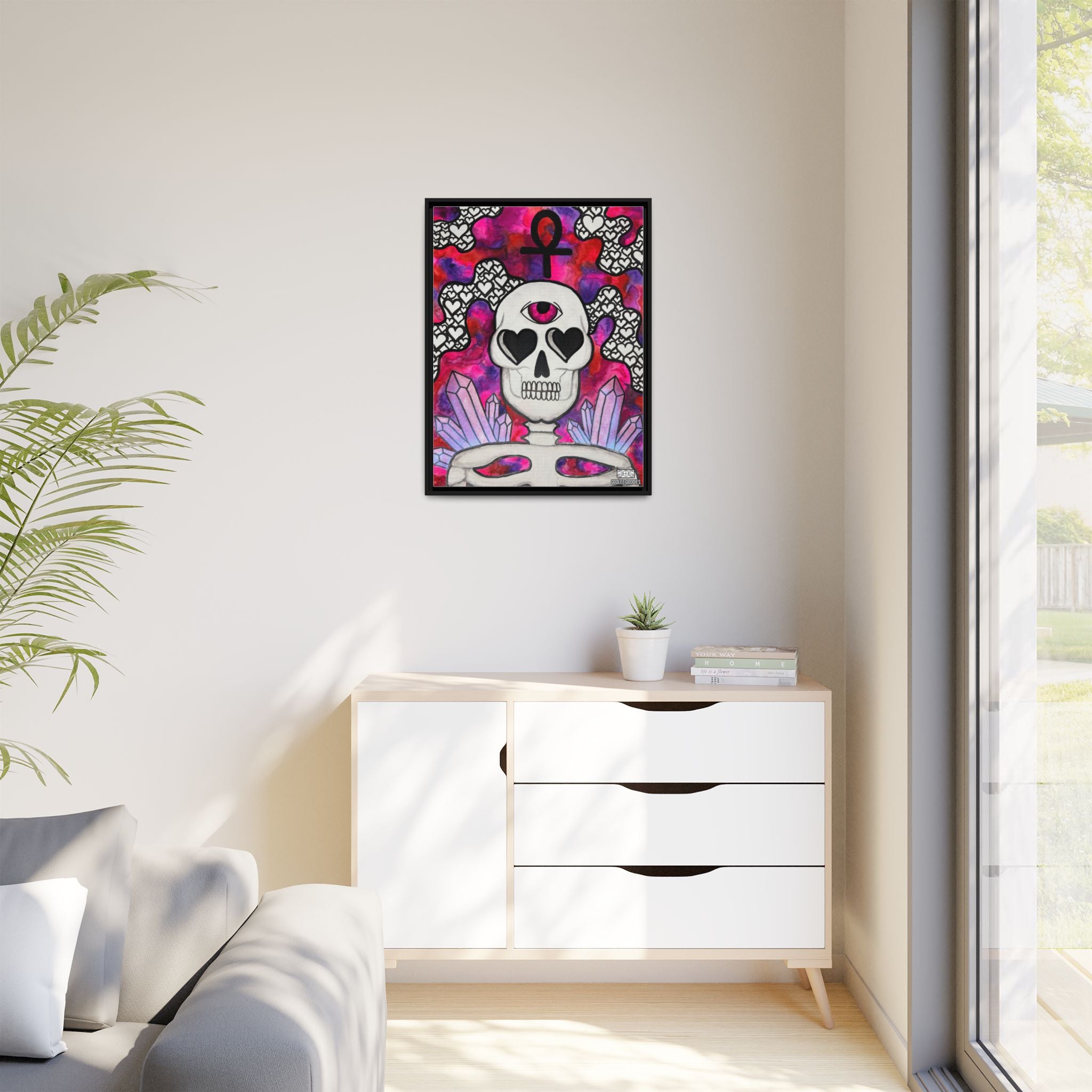 Eyes For You- Framed Canvas