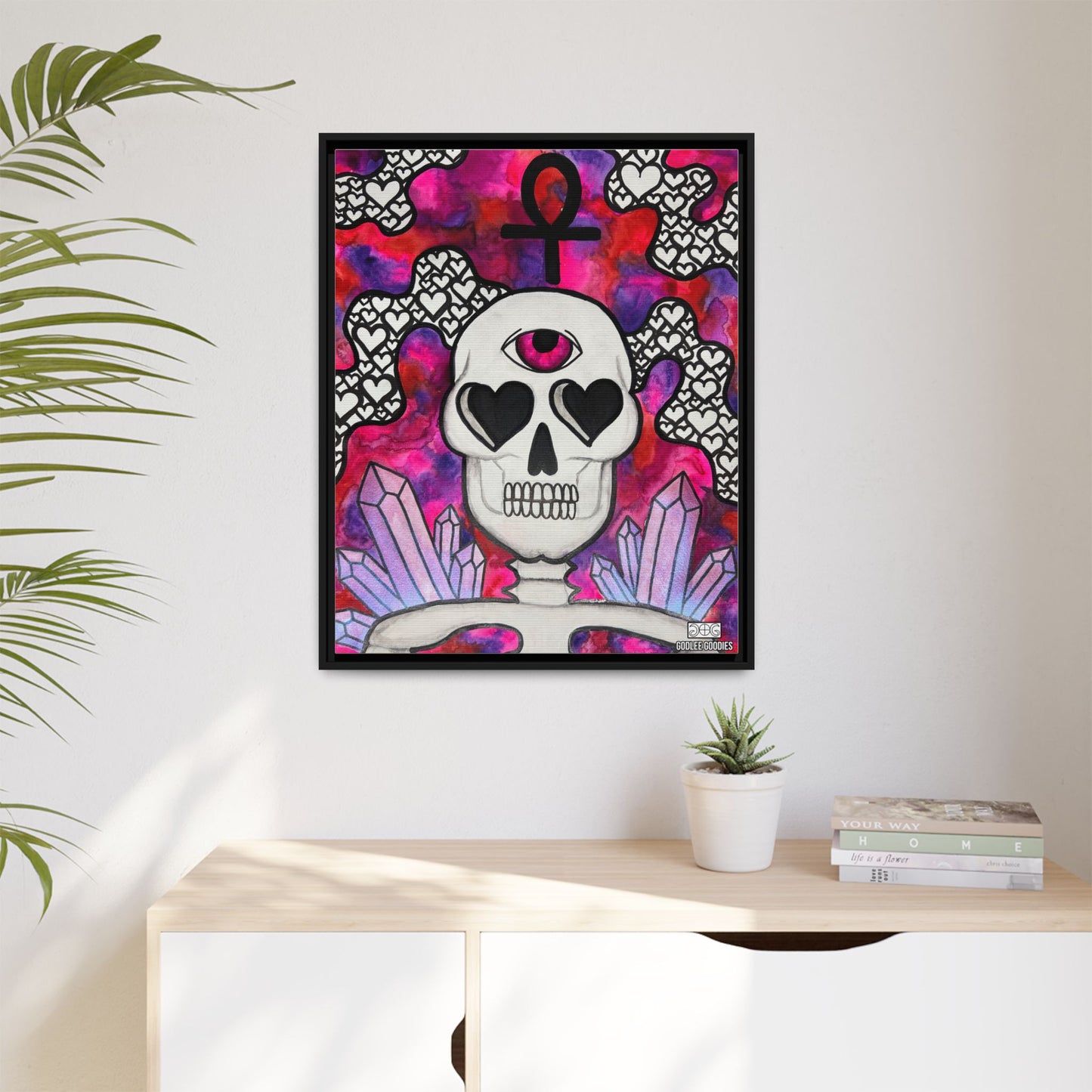 Eyes For You- Framed Canvas