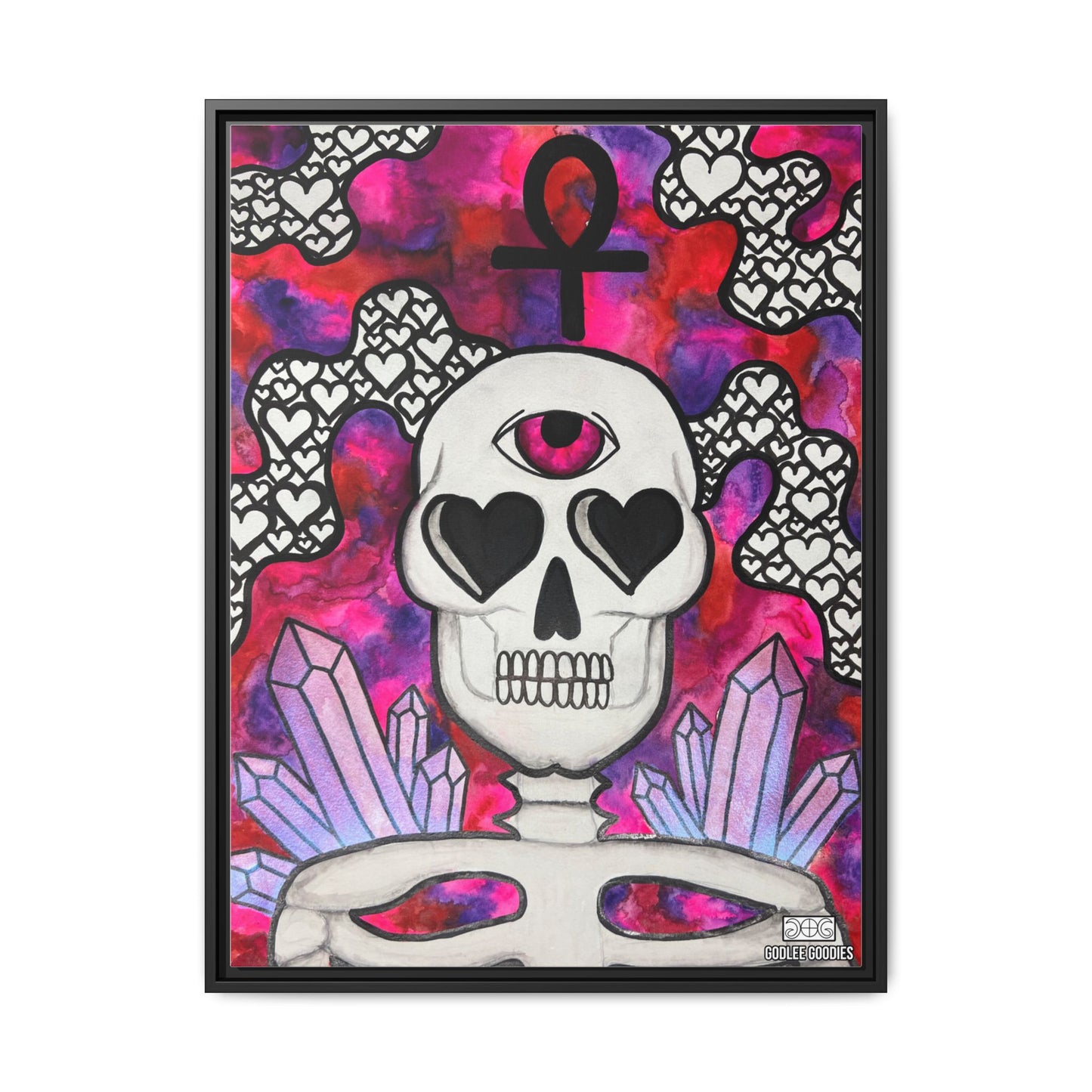 Eyes For You- Framed Canvas