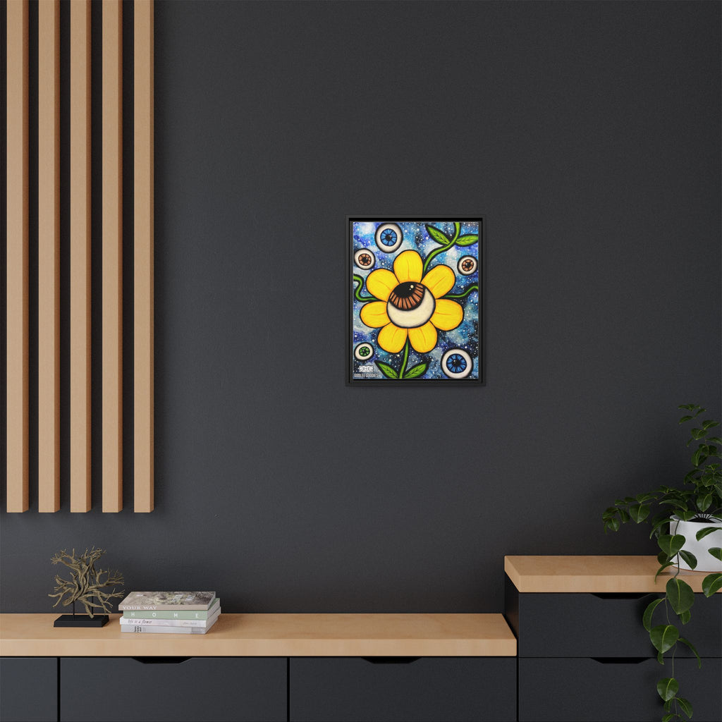 Eye Bloom- Framed Canvas