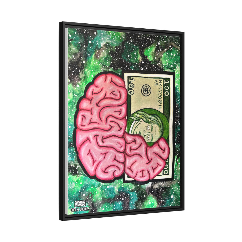 Billionaire Mindset- Framed Canvas