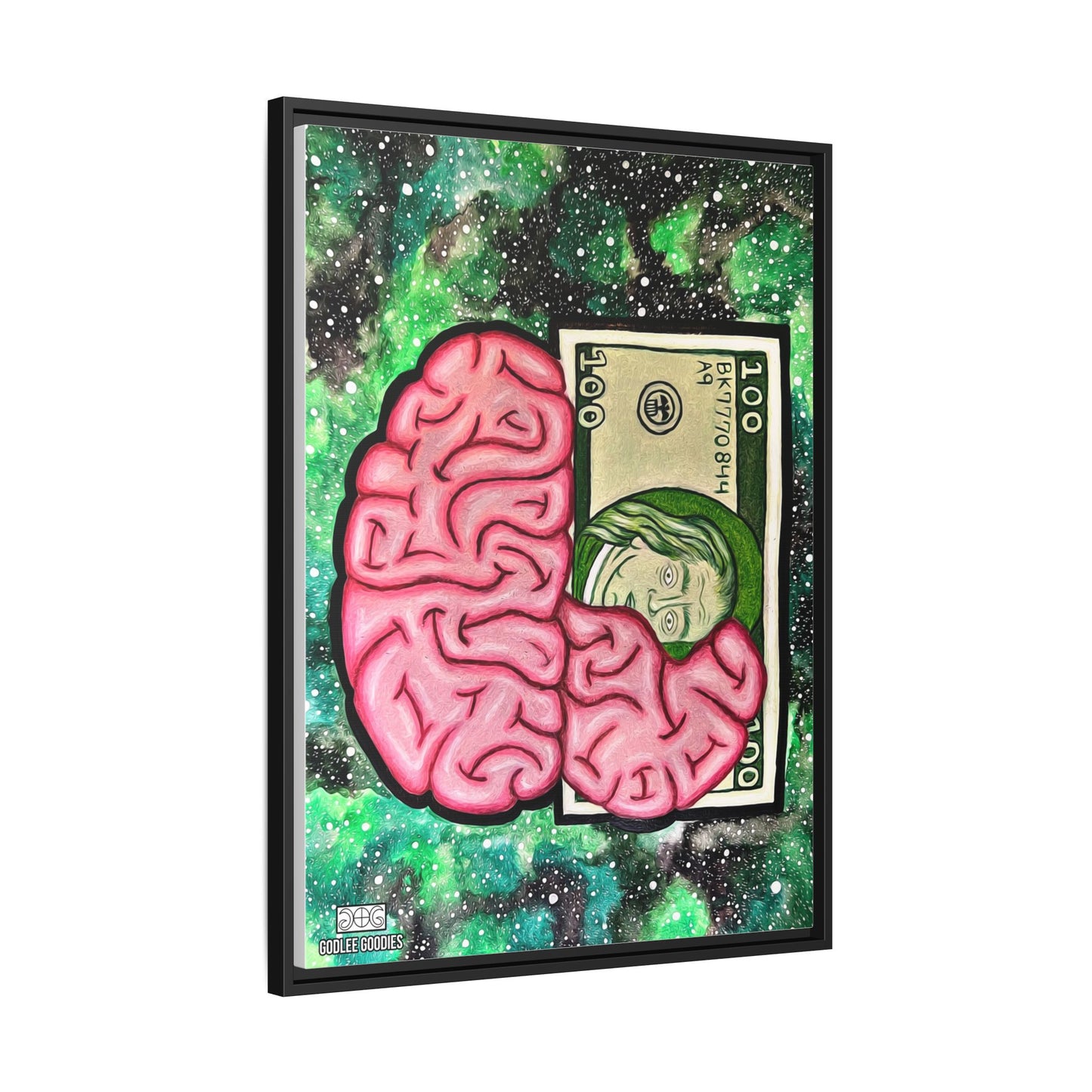 Billionaire Mindset- Framed Canvas
