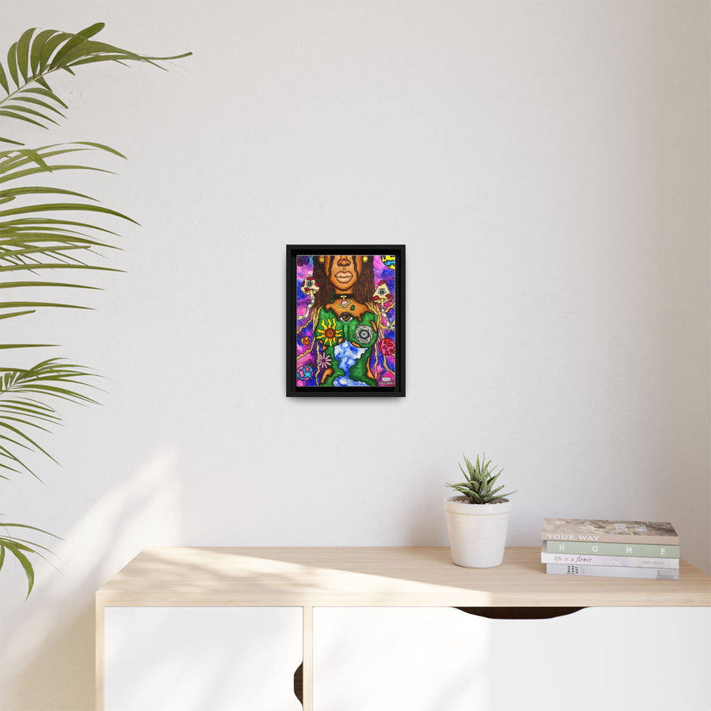 Earth Goddess- Framed Canvas