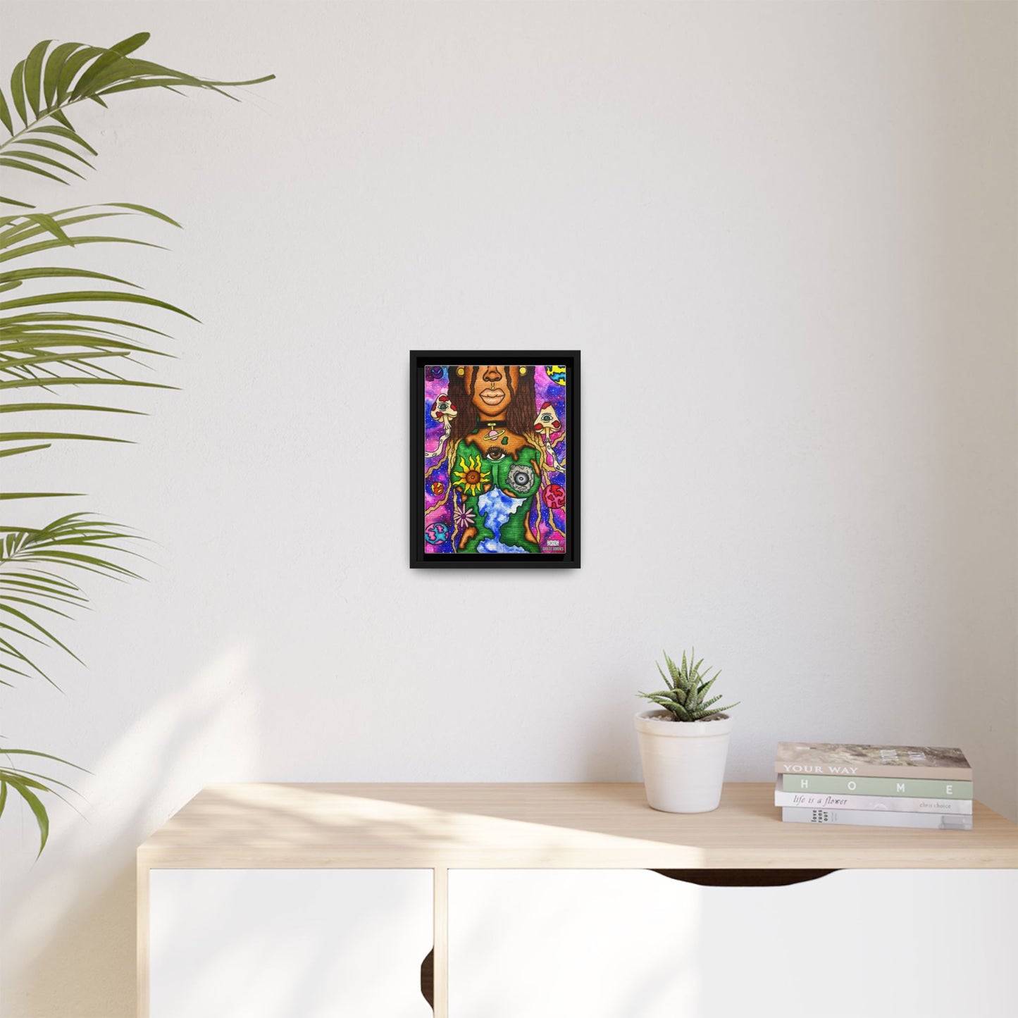 Earth Goddess- Framed Canvas