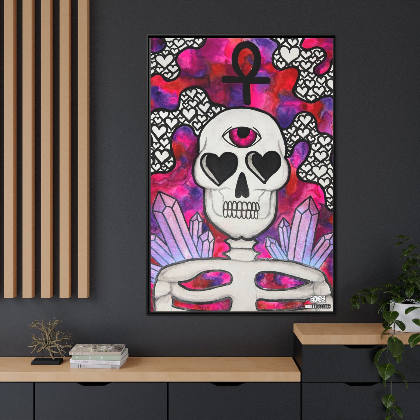 Eyes For You- Framed Canvas