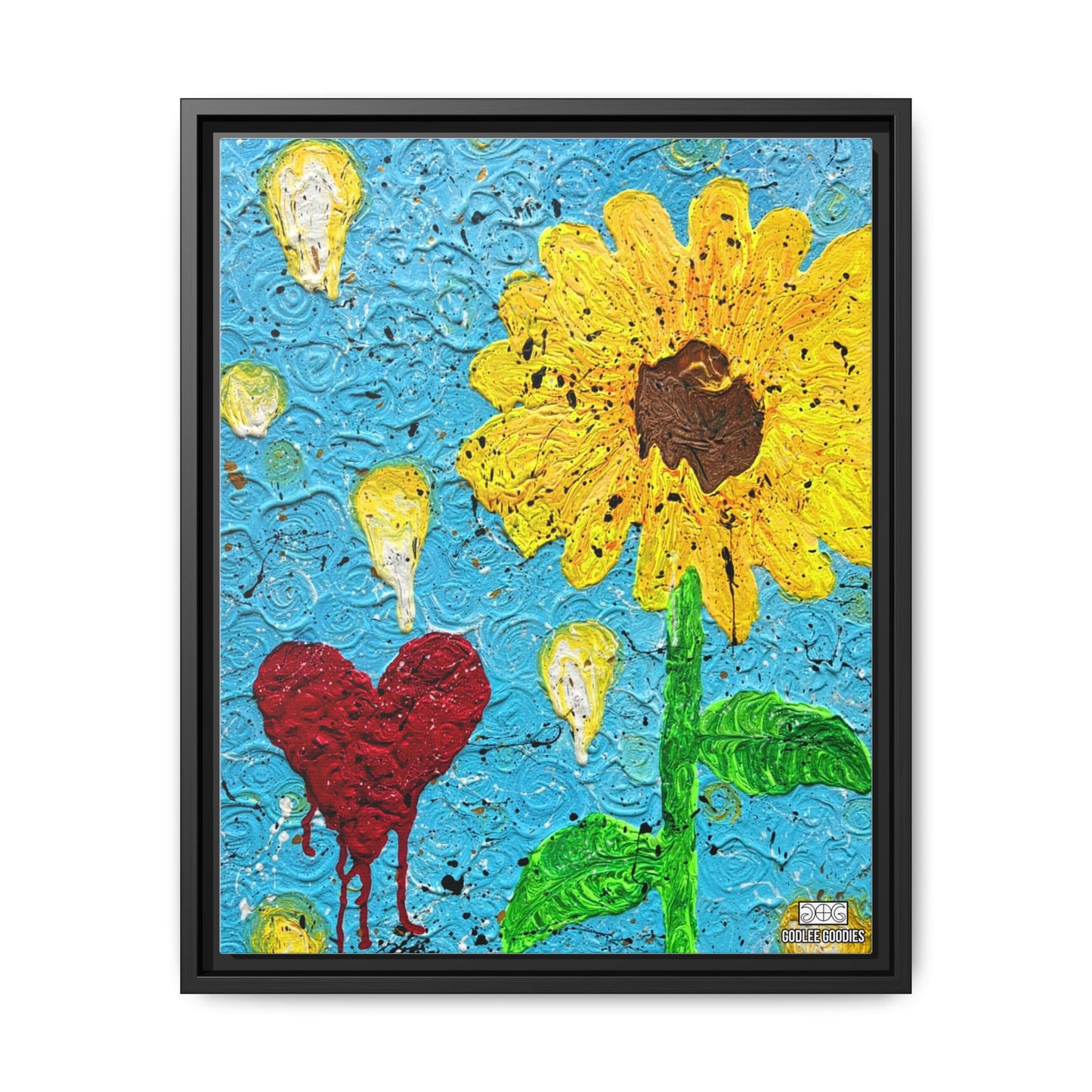 Sun Power- Framed Canvas