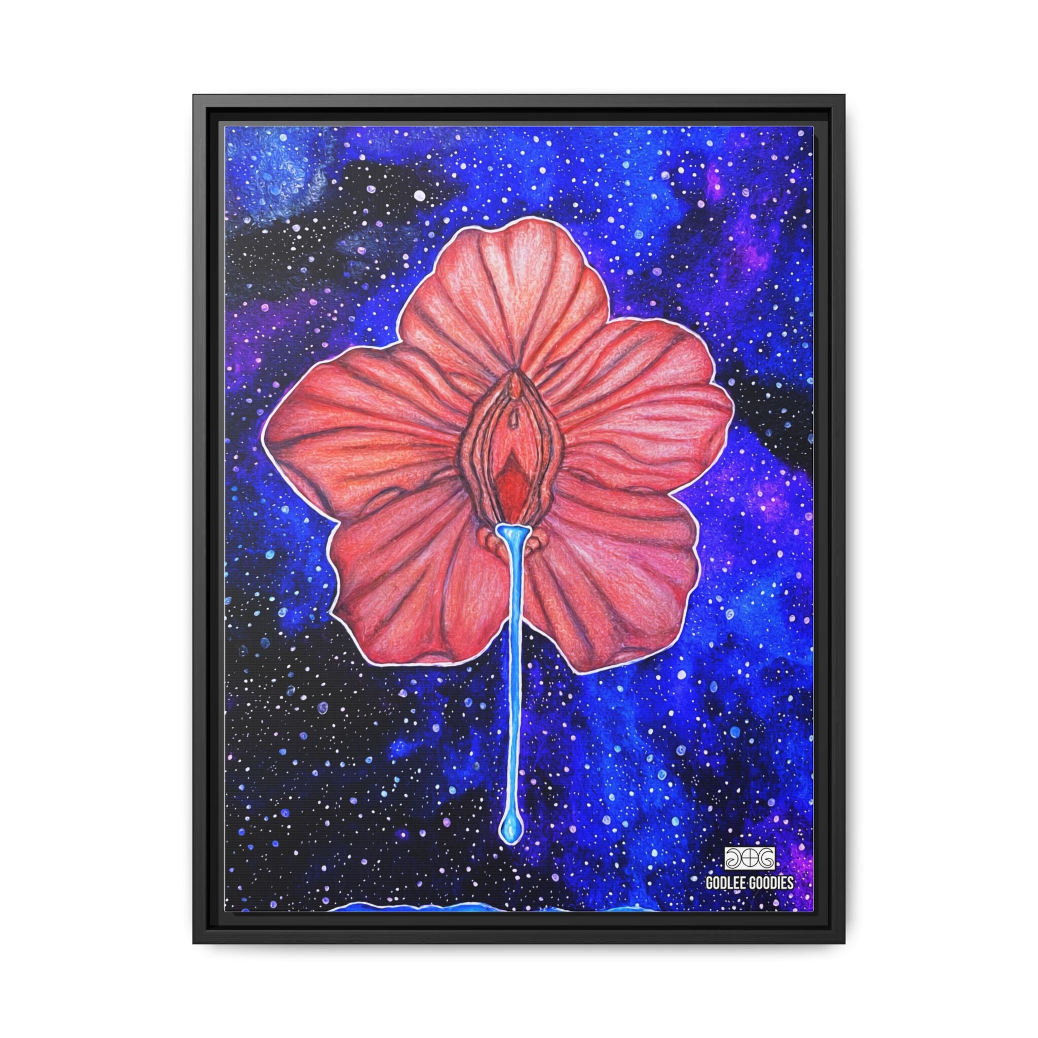 Flower Power- Framed Canvas