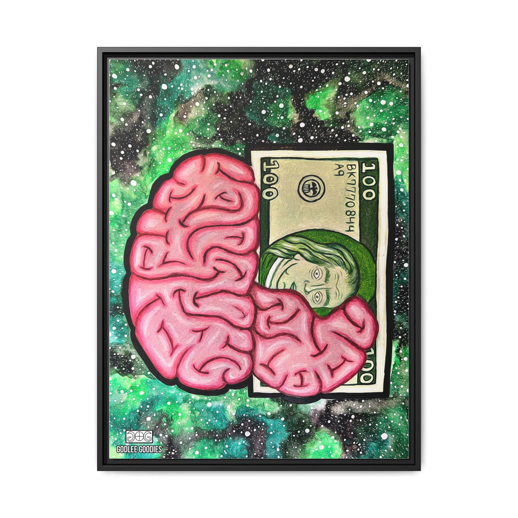 Billionaire Mindset- Framed Canvas