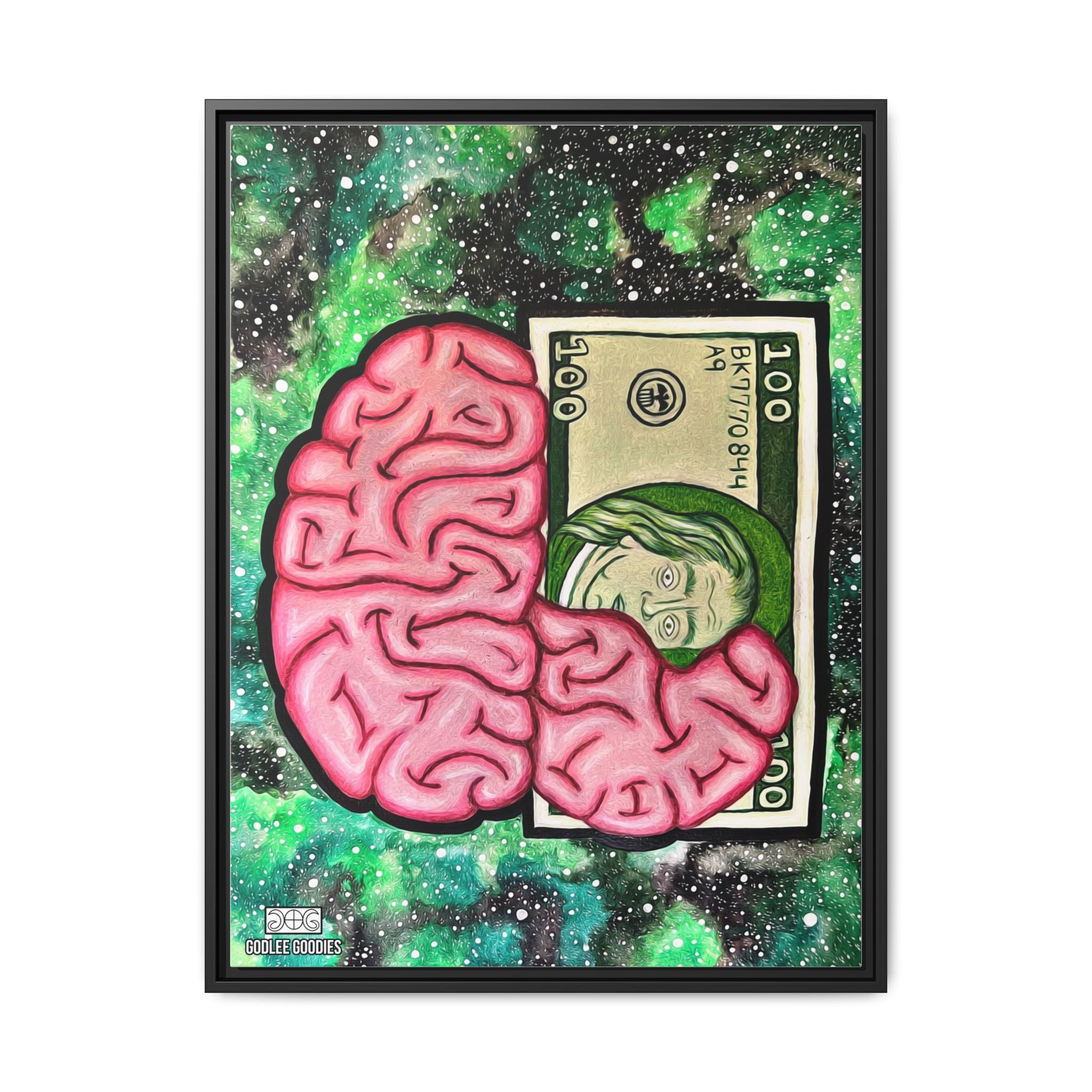 Billionaire Mindset- Framed Canvas