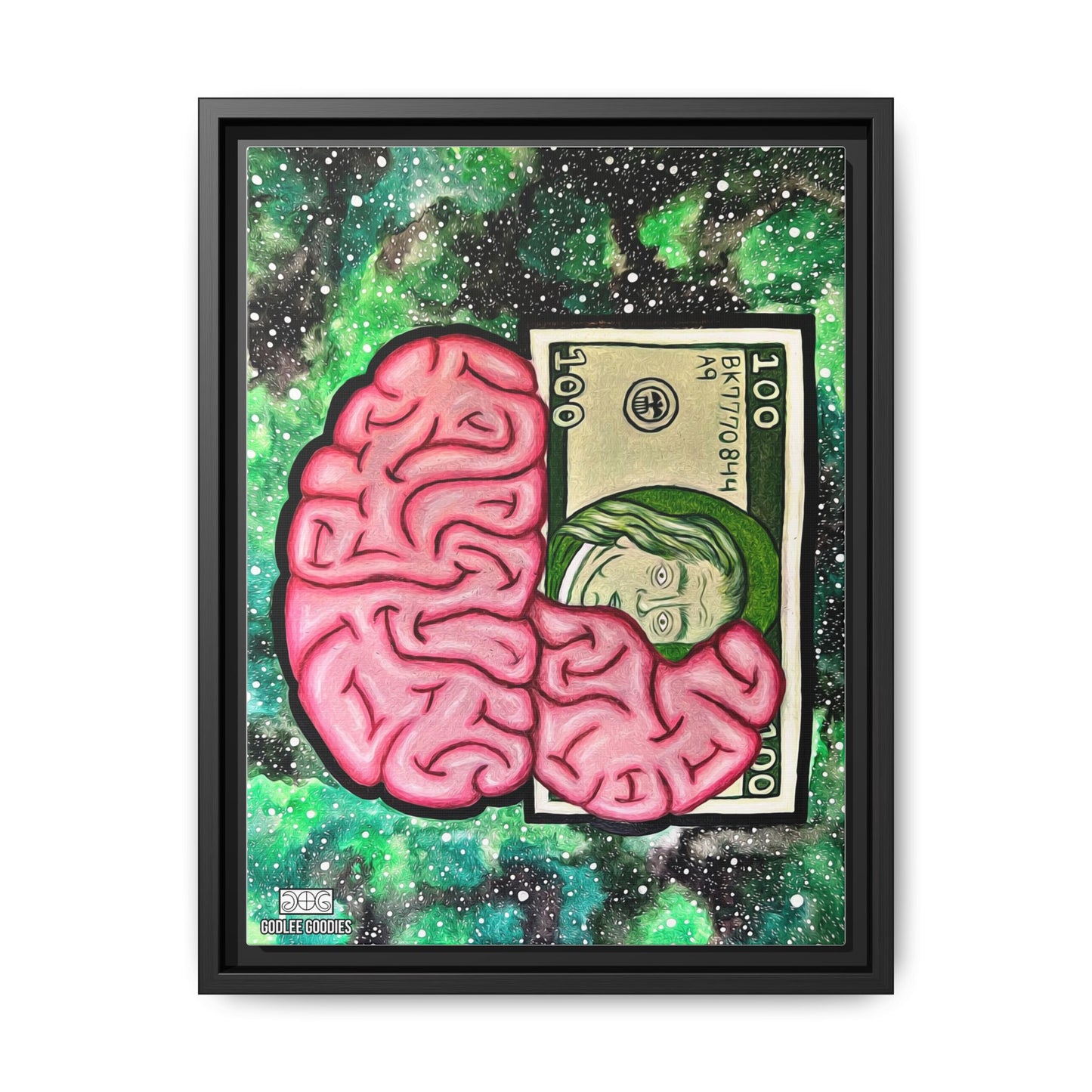 Billionaire Mindset- Framed Canvas