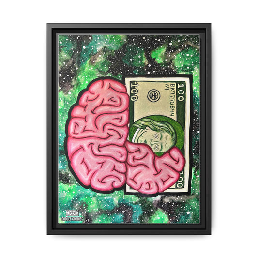 Billionaire Mindset- Framed Canvas