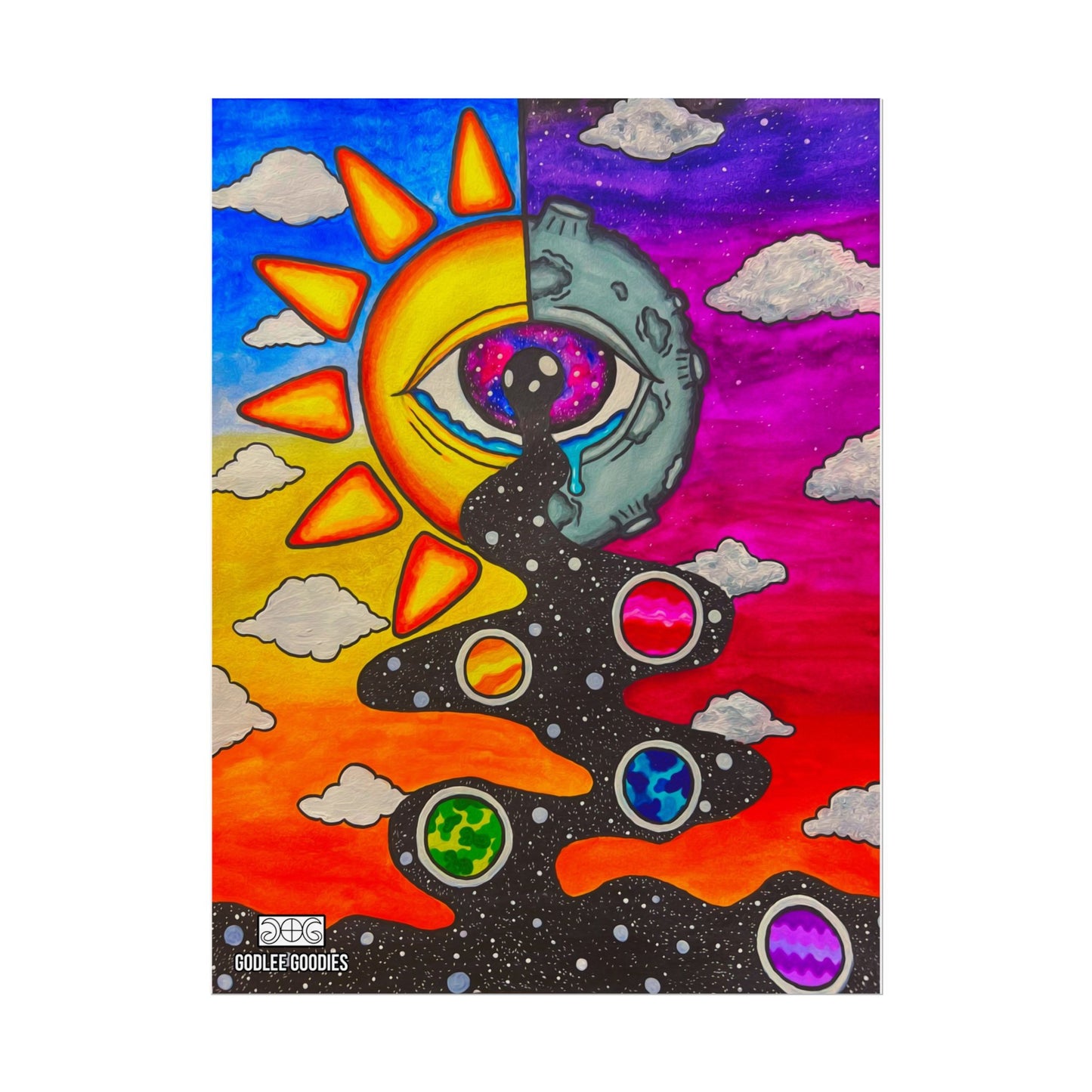 Solar Eyeclipse- Rolled Poster