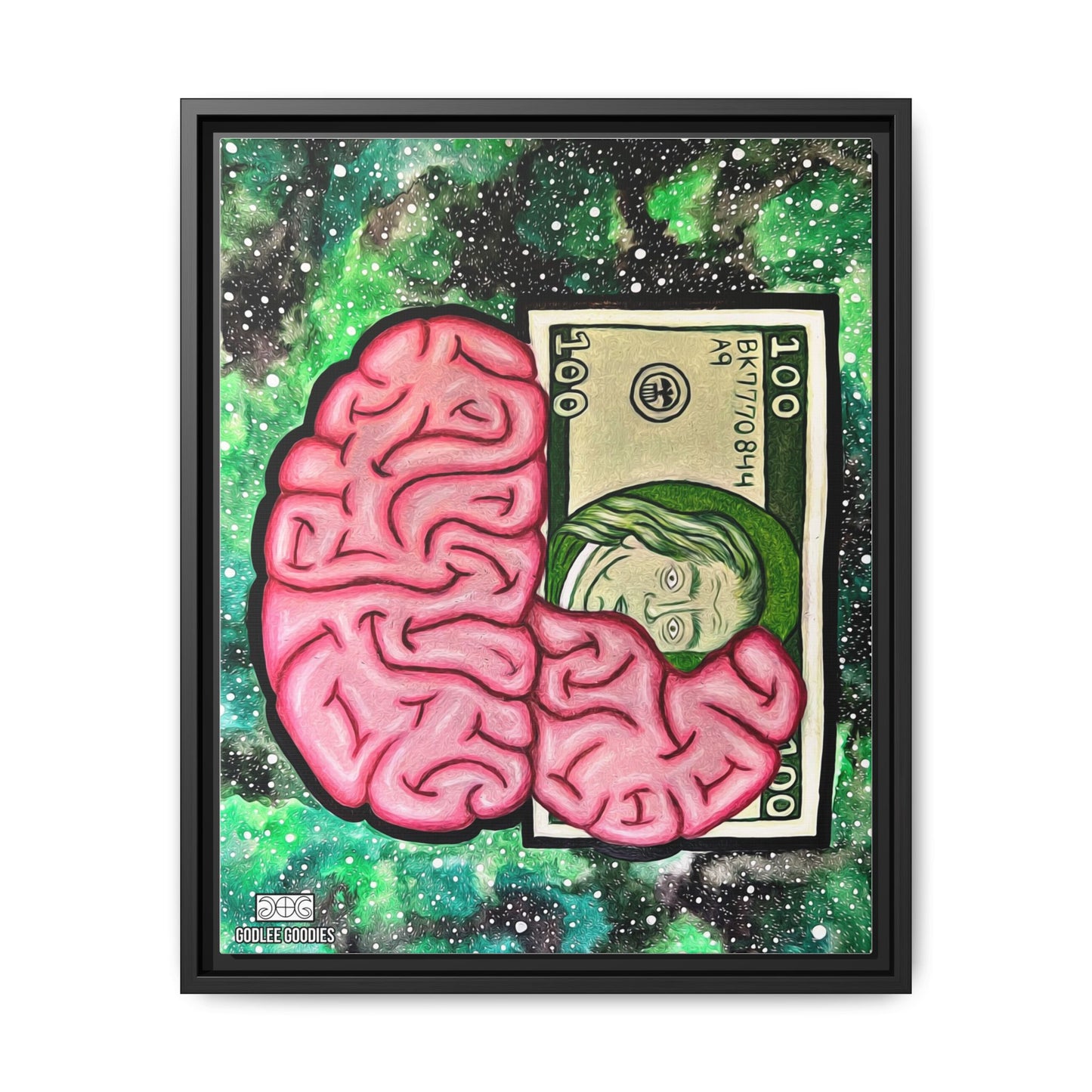 Billionaire Mindset- Framed Canvas