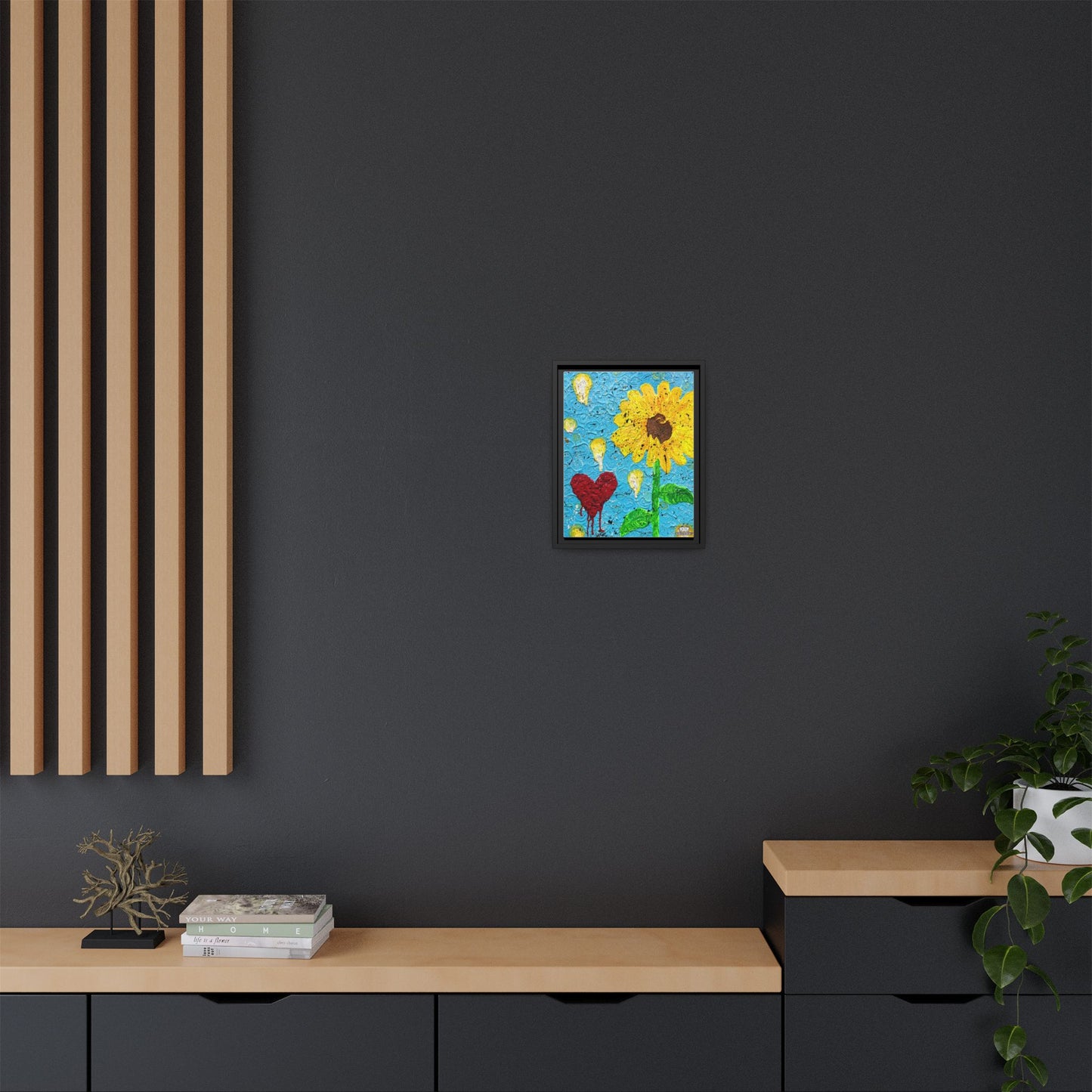 Sun Power- Framed Canvas