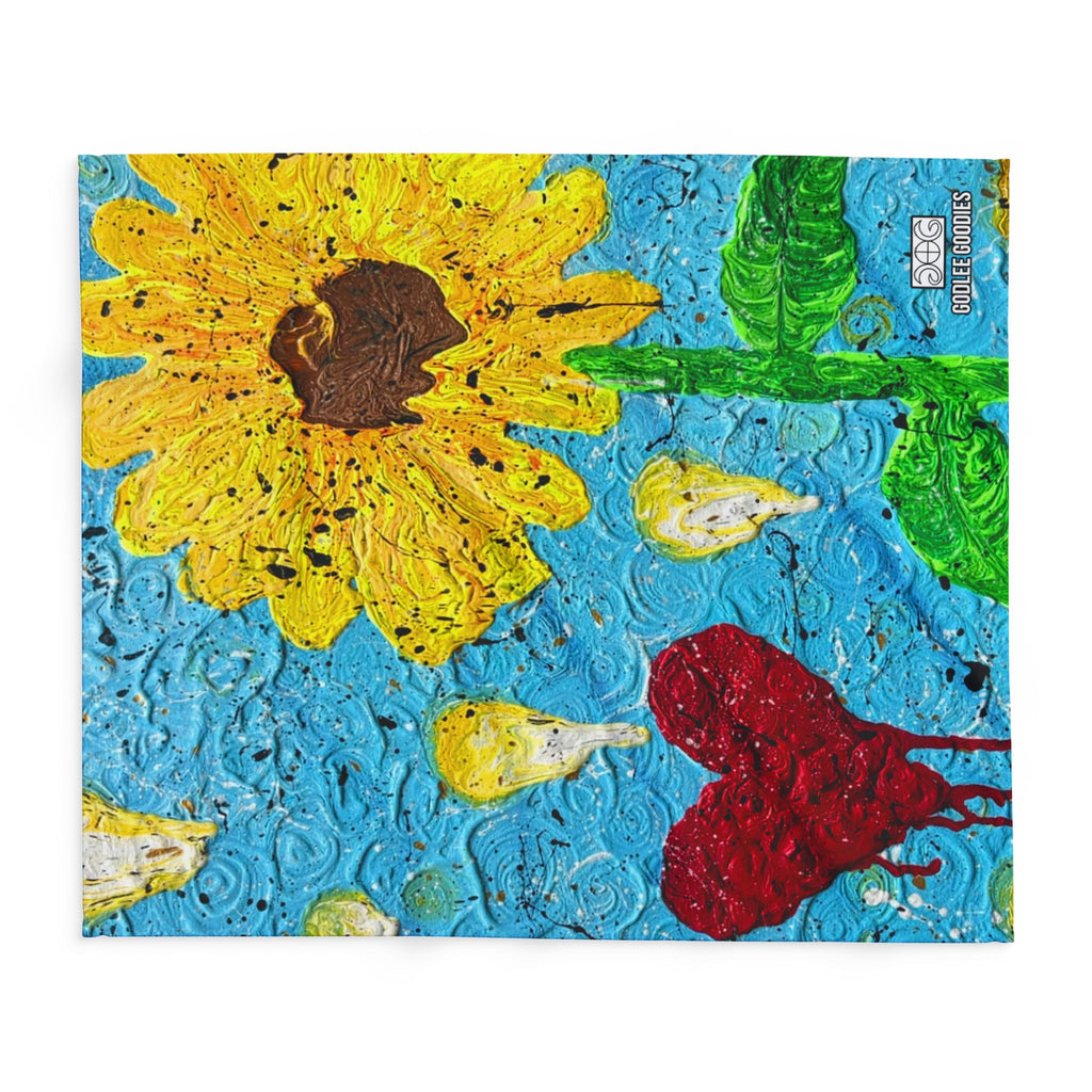 Sun Power- Fleece Blanket