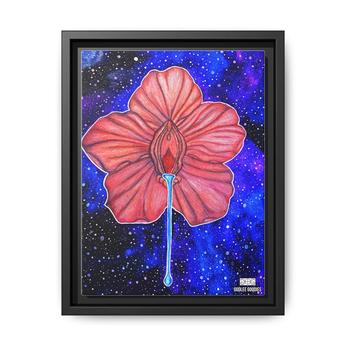 Flower Power- Framed Canvas