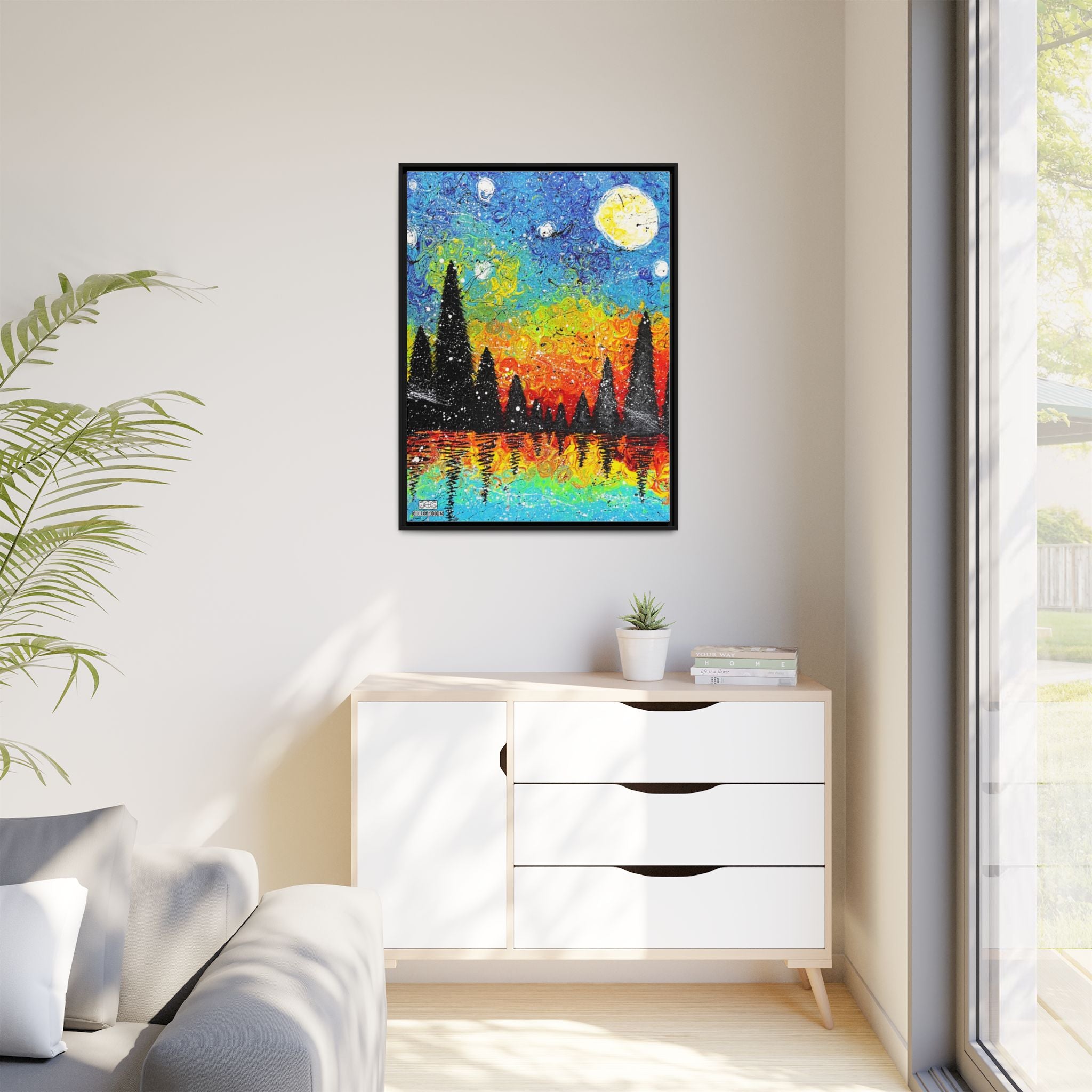 Remember The Rage- Framed Canvas