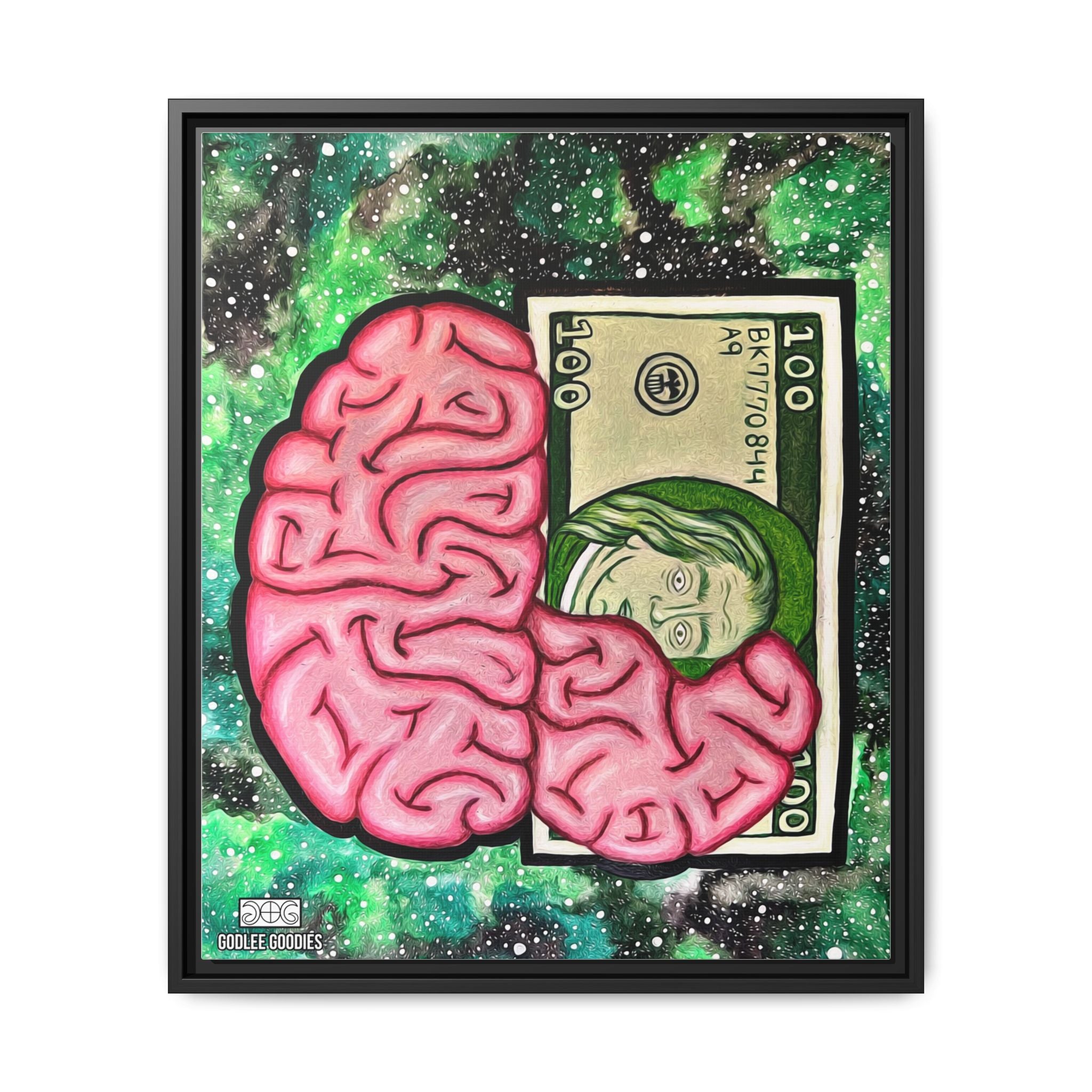 Billionaire Mindset- Framed Canvas