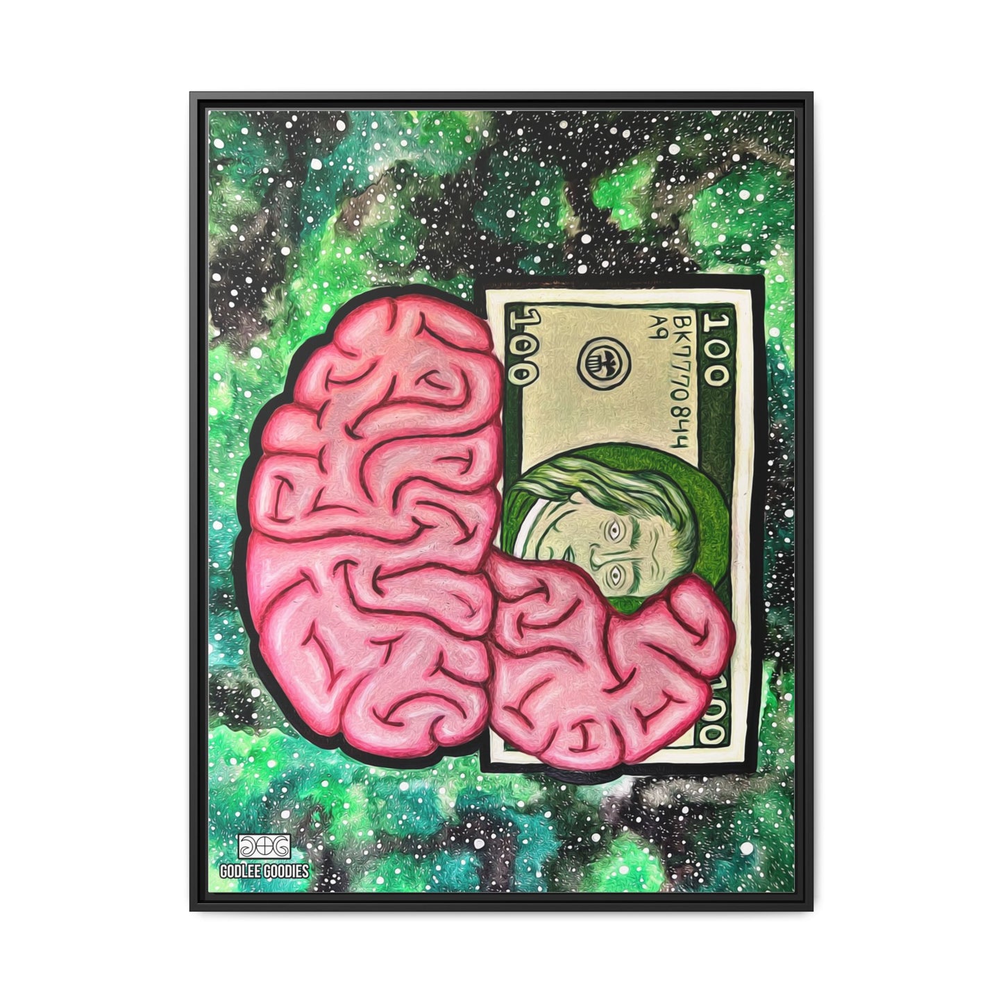 Billionaire Mindset- Framed Canvas