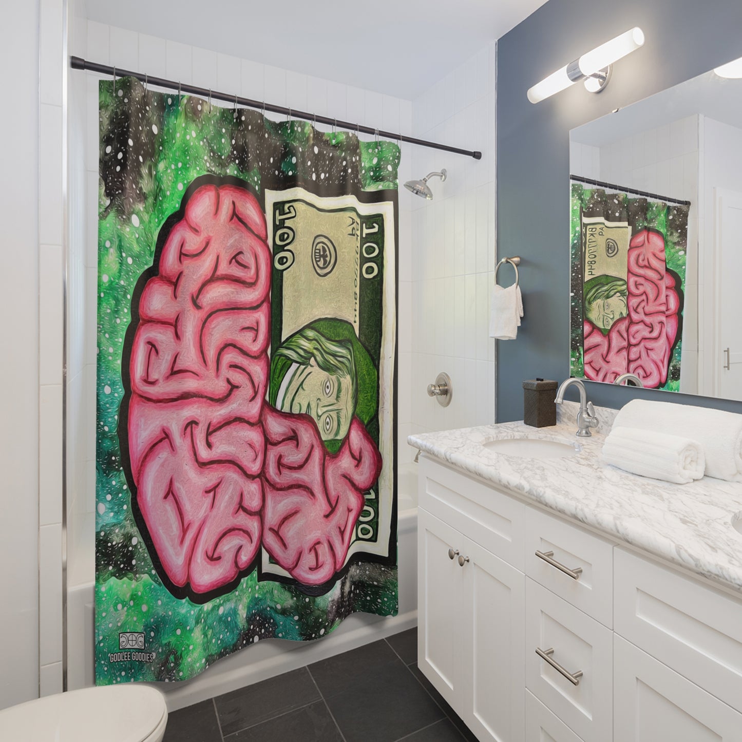 Billionaire Mindset- Shower Curtain