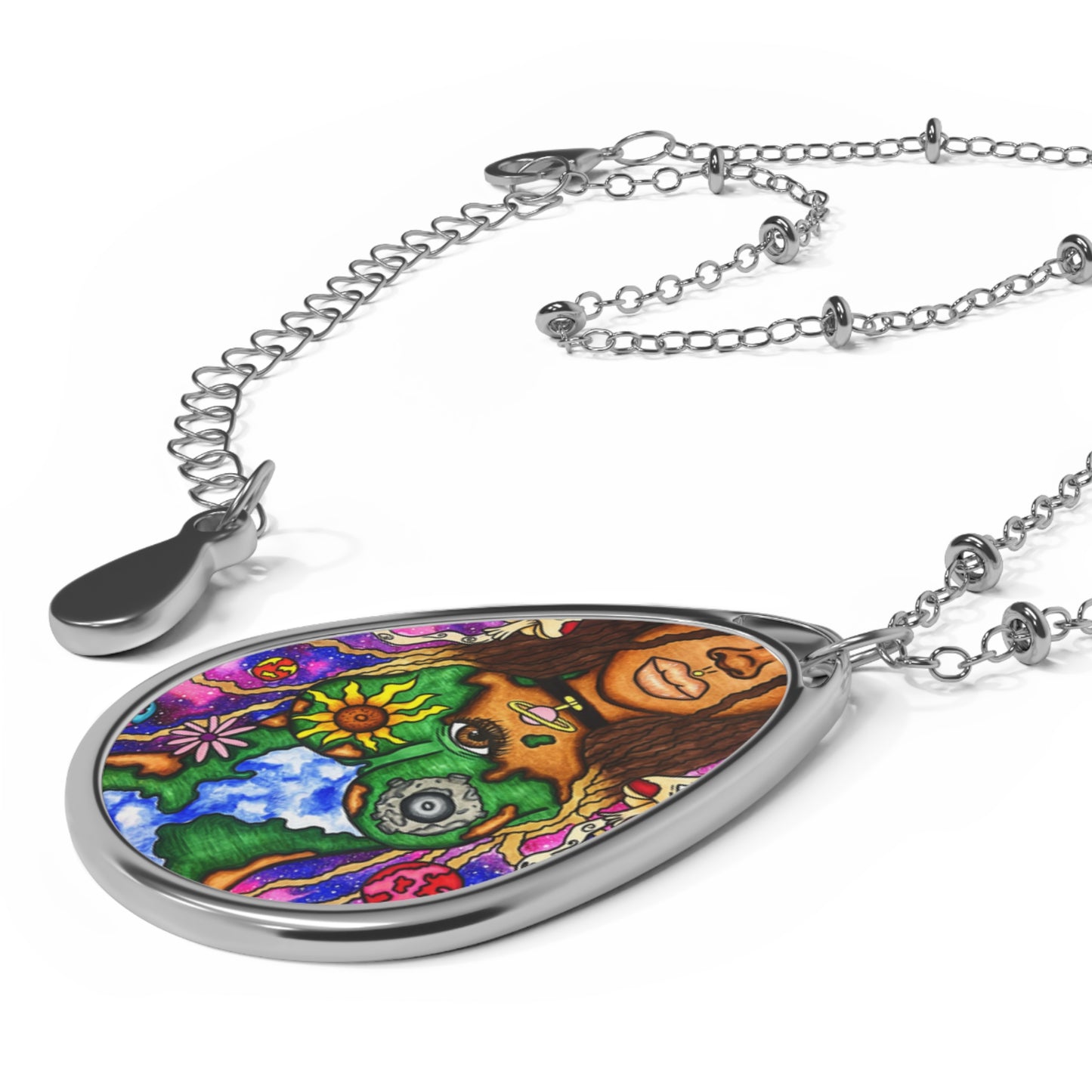 Earth Goddess- Oval Necklace