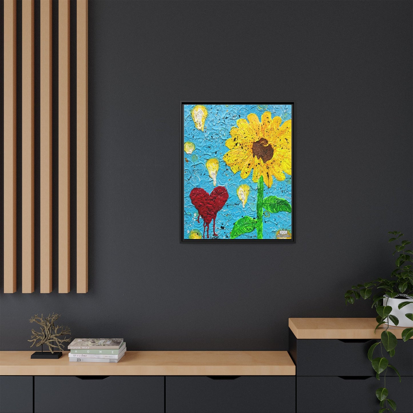Sun Power- Framed Canvas