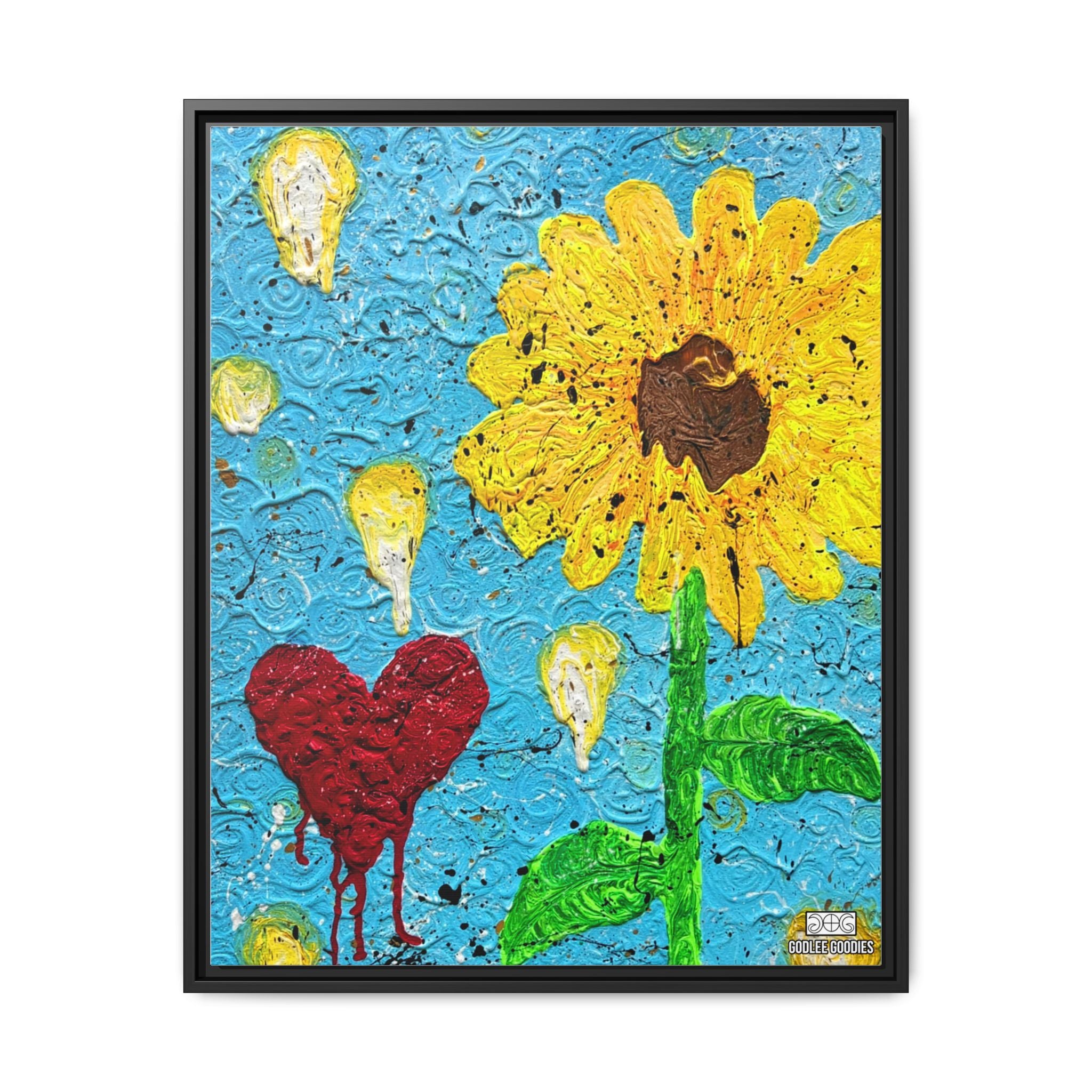 Sun Power- Framed Canvas