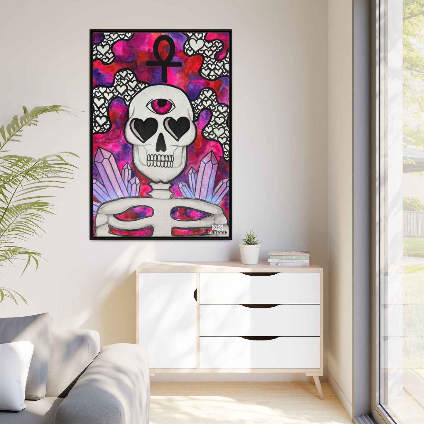 Eyes For You- Framed Canvas