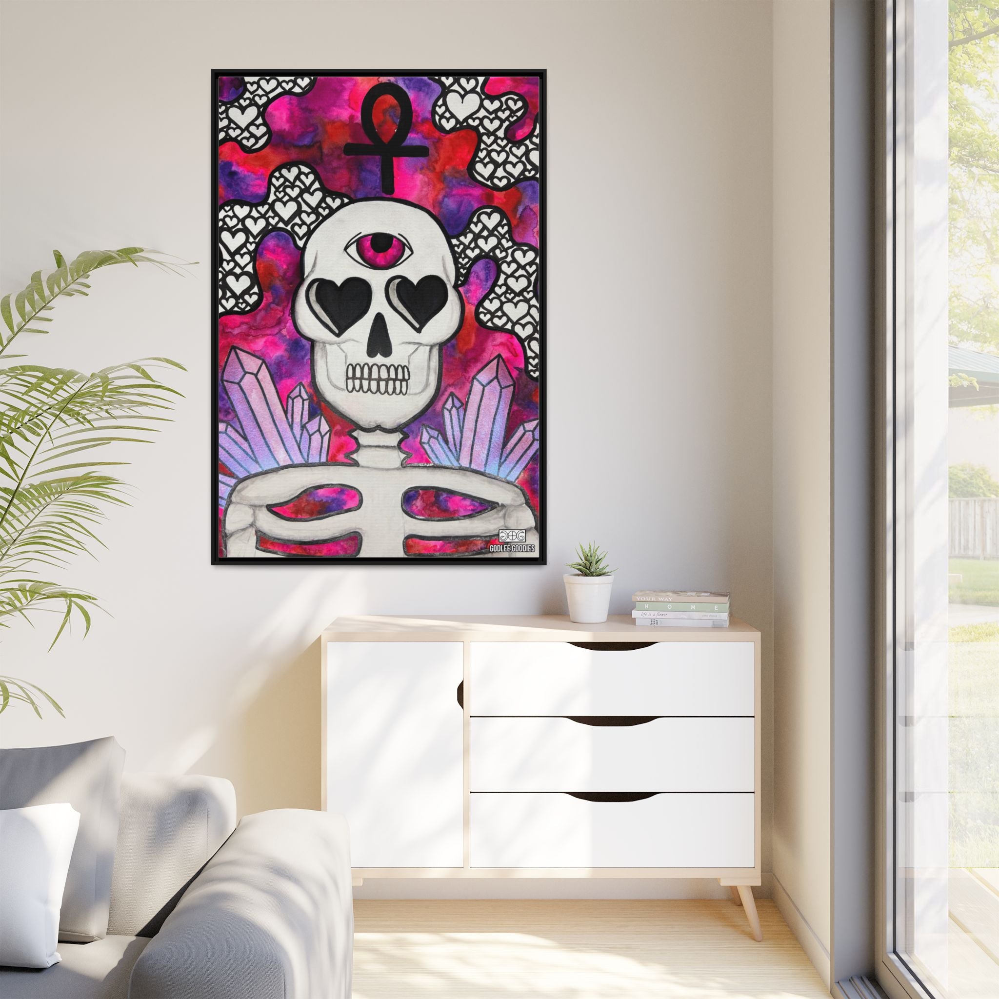Eyes For You- Framed Canvas